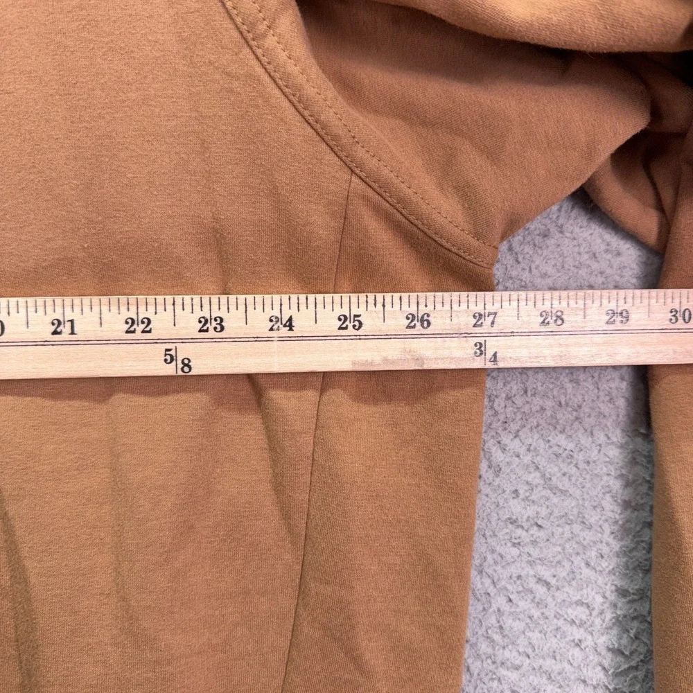 American Eagle Hoodie Mens XXL Brown Fleece Pullover‎ Hooded Sweatshirt Lounge